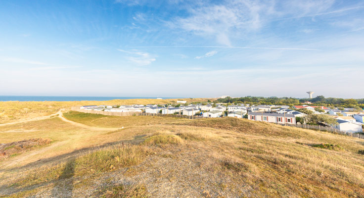 Camping en bord de mer avec accès direct à la plage