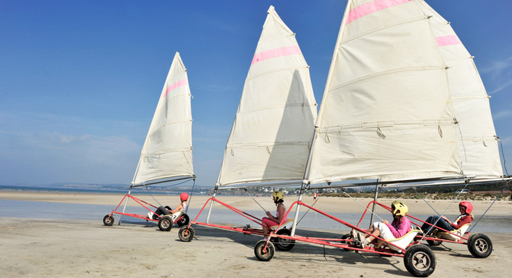 Char à voile en Vendée