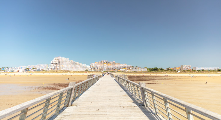 Estacade plage des demoiselles