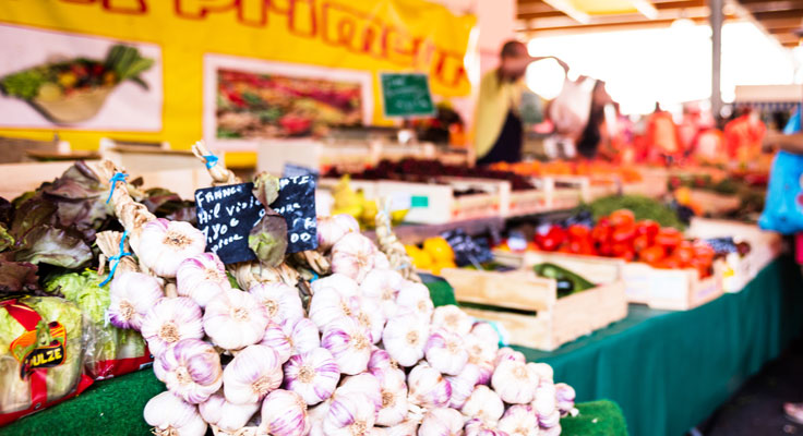Fruits et légumes marché