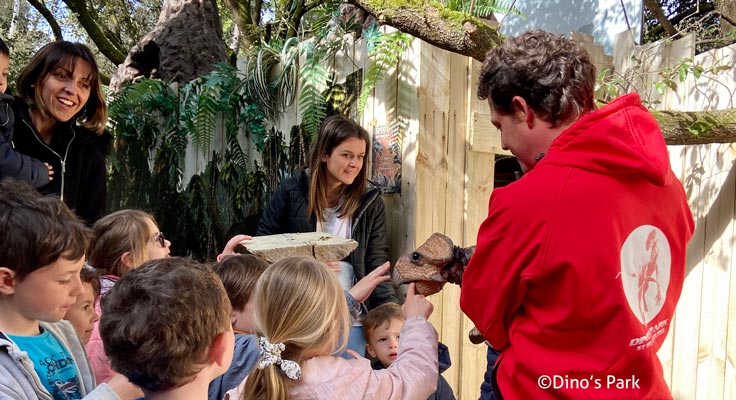 Animation dinosaures Dino's Park à Saint Hilaire de Riez