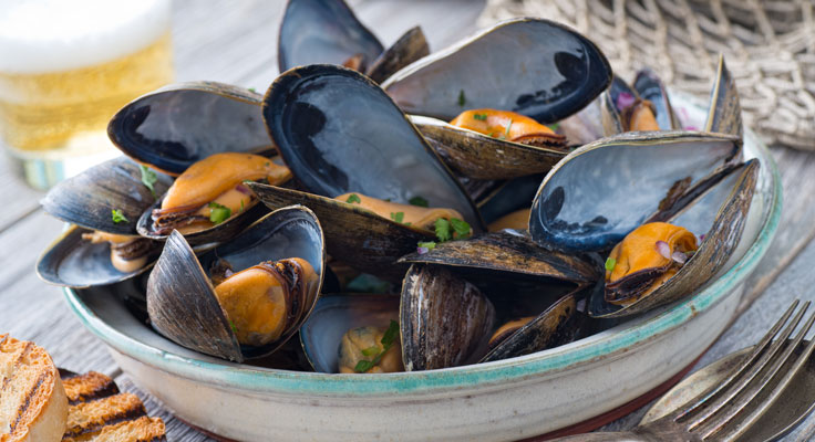 Moules de bouchot spécialité Vendée